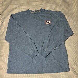 The Black Dog long sleeve shirt size L color light blue in like new condition